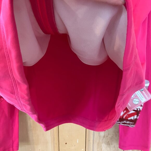 Lululemon Womens Define Shape Up Cropped Full Zip Jacket Size 14 Pink SP NWT - Picture 7 of 10